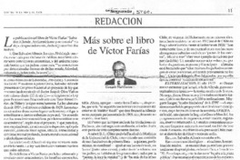 Más sobre el libro de Víctor Farías