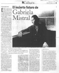 El incierto futuro de Gabriela Mistral
