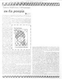 Tatiana Maldifassi Pohlhammer en la poesía