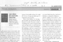 100 años de cultura chilena