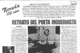 Retrato del poeta modernista