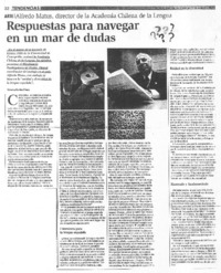 Respuestas para navegar en un mar de dudas [entrevista]