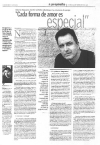 Cada forma de amor es especial [entrevista]