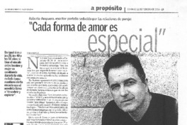 Cada forma de amor es especial [entrevista]