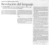 Revolución del lenguaje