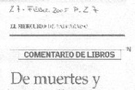 De muertes y maravilla