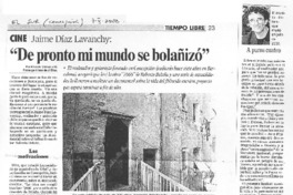 De pronto mi mundo se bolañizó