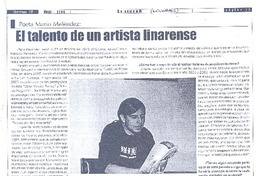 El talento de un artista linarense [entrevista]