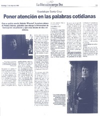 Poner atención en las palabras cotidianas [entrevistas]