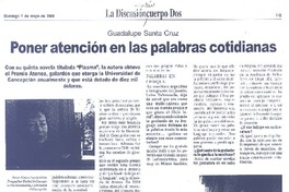 Poner atención en las palabras cotidianas [entrevistas]