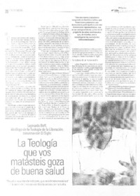La Teología que vos matásteis goza de buena salud (entrevistas)