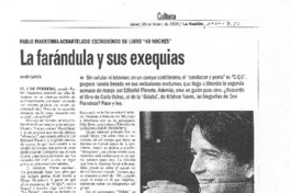 La farándula y sus exequias