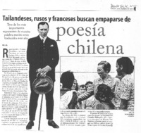 Tailandeses, rusos y franceses buscan empaparse de poesía chilena
