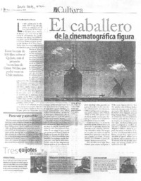 El Caballero de la cinematográfica figura