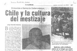 Chile y la cultura del mestizaje