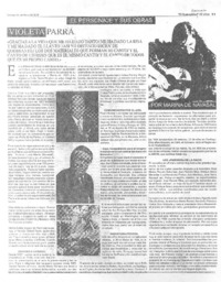 El Personaje y sus obras. Violeta Parra