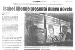 Isabel Allende presentó nueva novela