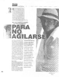 Para no agilarse (entrevistas)