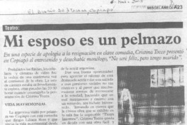 Mi esposo es un pelmazo