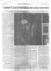 "2666": La urgencia de una novela