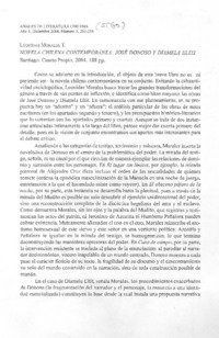 Novela chilena contemporánea: José Donoso Y Diamela Eltit