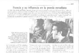 Francia y su influencia en la poesía nerudiana