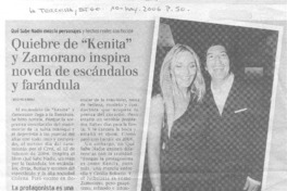 Quiebre de "Kenita" y Zamorano inspira novela de escándalos y farándula