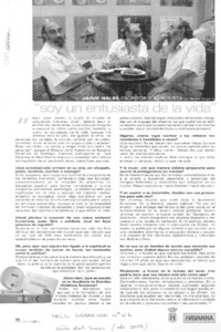 "Soy una entusiasta de la vida"