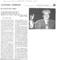 El pago de Chile