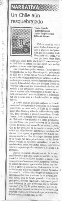 Un Chile aún resquebrajado