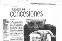 Escritor sin concesiones