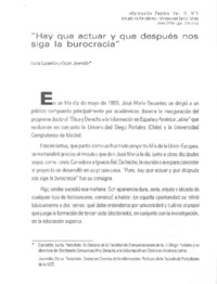 "Ha que actuar y que después nos siga la burocracia"