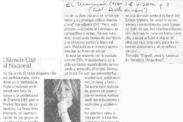 Diamela Eltit al Nacional