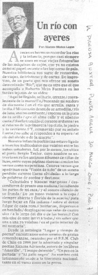 Un Río con ayeres