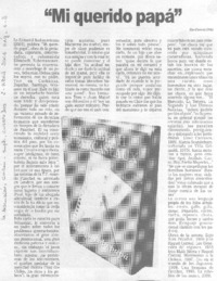 "Mi querido papá"