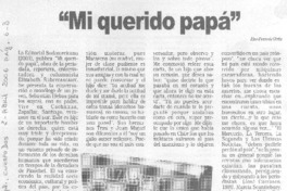 "Mi querido papá"