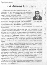 La Divina Gabriela