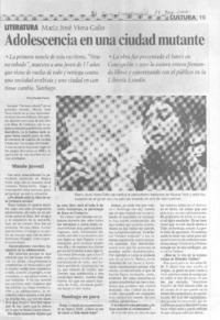 Adolescencia en una ciudad mutante