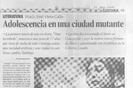 Adolescencia en una ciudad mutante