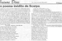 Un poema inédito de Scarpa