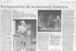 Recuperación de la memoria histórica