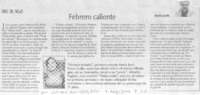 Febrero caliente