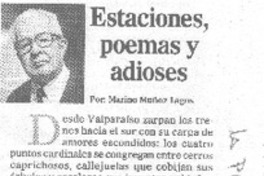 Estaciones, poemas y adioses