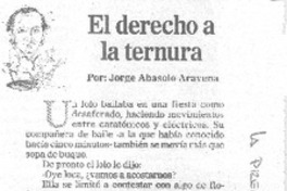 El derecho a la ternura