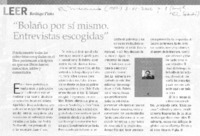 Bolaño por sí mismo