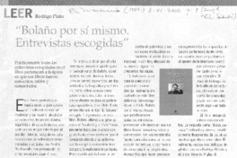 Bolaño por sí mismo