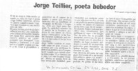 Jorge Teillier, poeta bebedor
