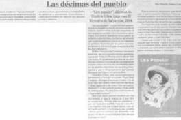 Las décimas del pueblo