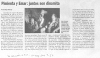 Pimienta y Emar: juntos son dinamita