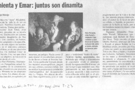 Pimienta y Emar: juntos son dinamita